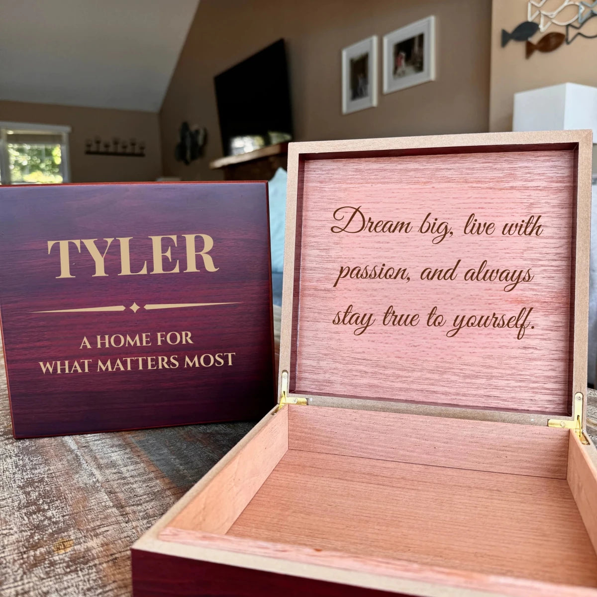 Gentleman's Timeless Keepsake Box - Gift Box - GroomsDay