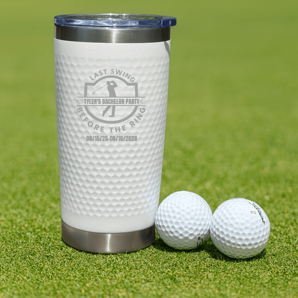 Bachelor Party Golf Tumbler - Golf - GroomsDay