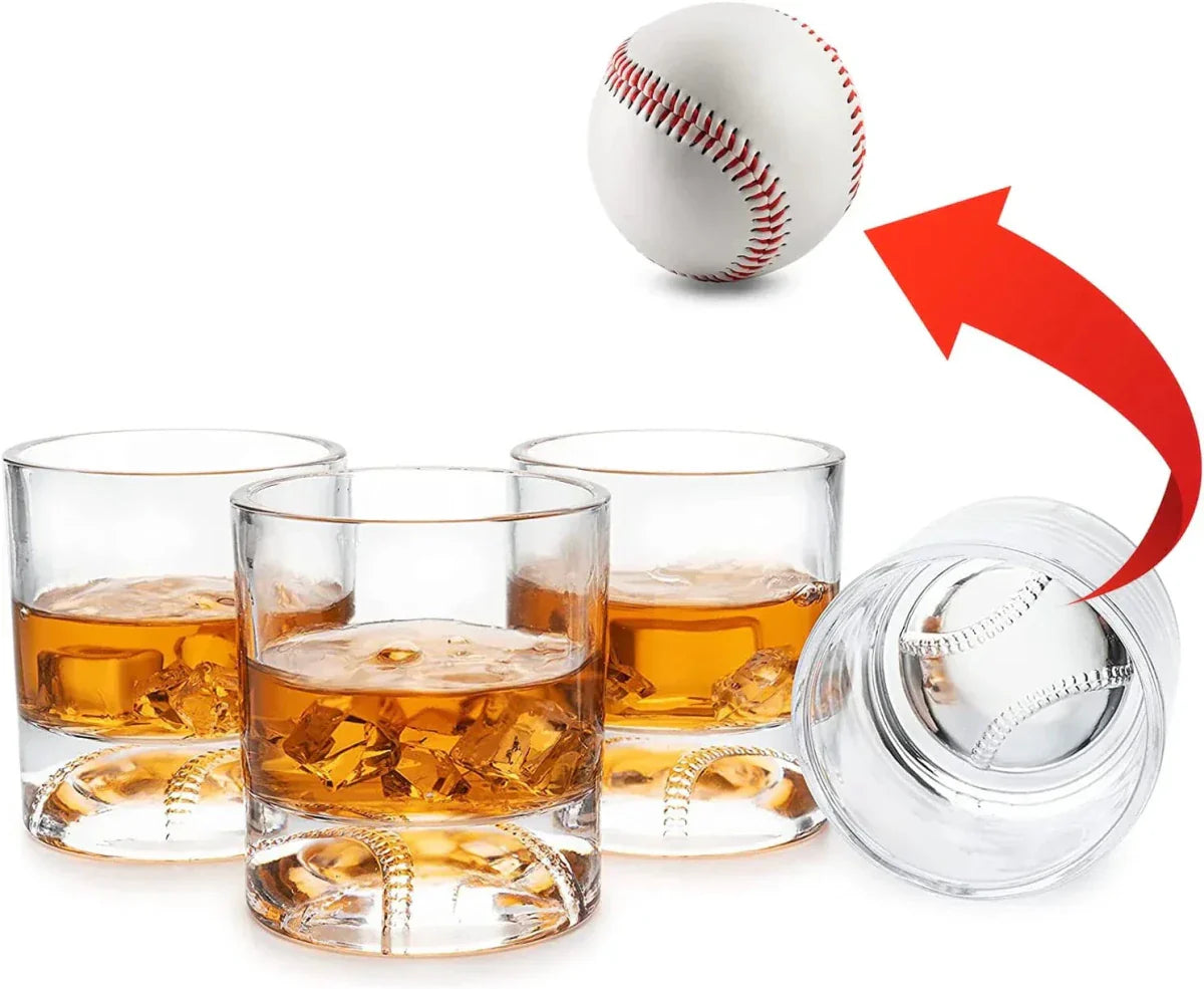 Personalized Baseball Bat Decanter Set - Baseball - GroomsDay