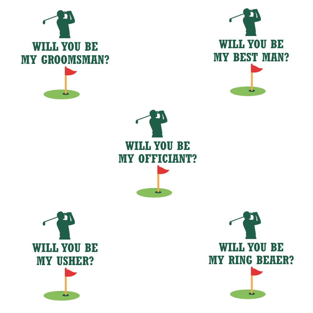 Groomsman Proposal Golf Balls - Golf - GroomsDay