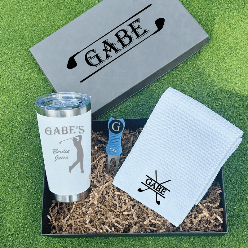 Personalized Golf Gift Box Set - Golf - GroomsDay