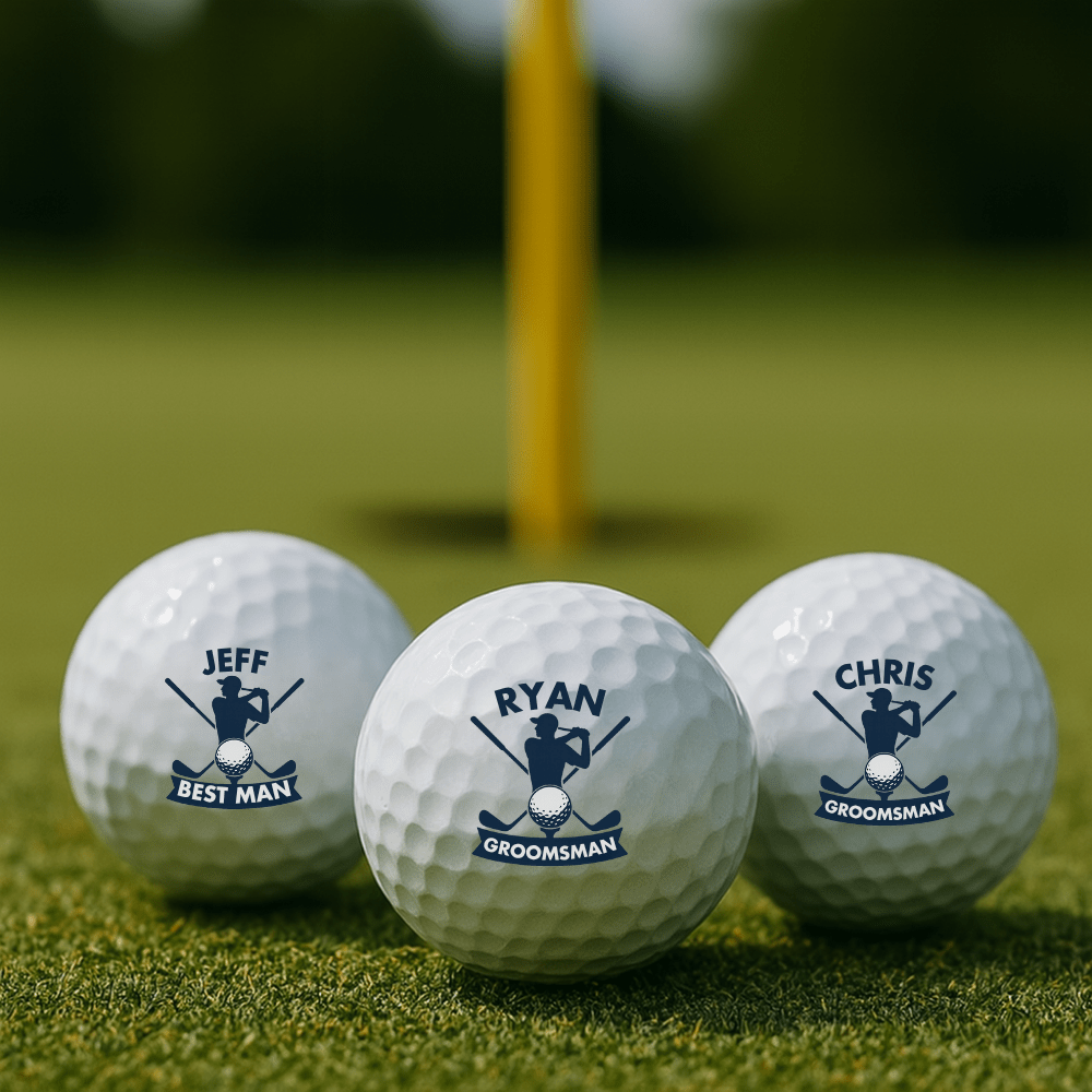 Custom Groomsmen Golf Balls - Golf - GroomsDay