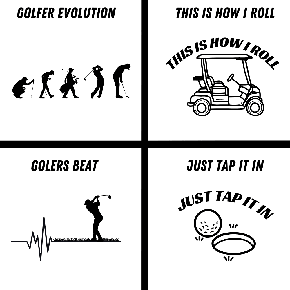 Fore the Laughs Lid - Golf - GroomsDay