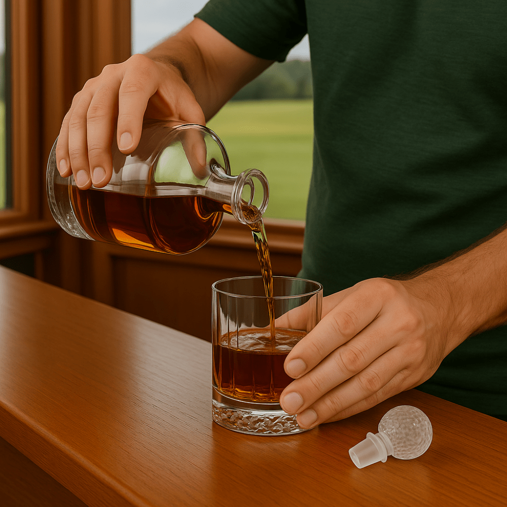 The Green Jacket Whiskey Decanter - Golf - GroomsDay