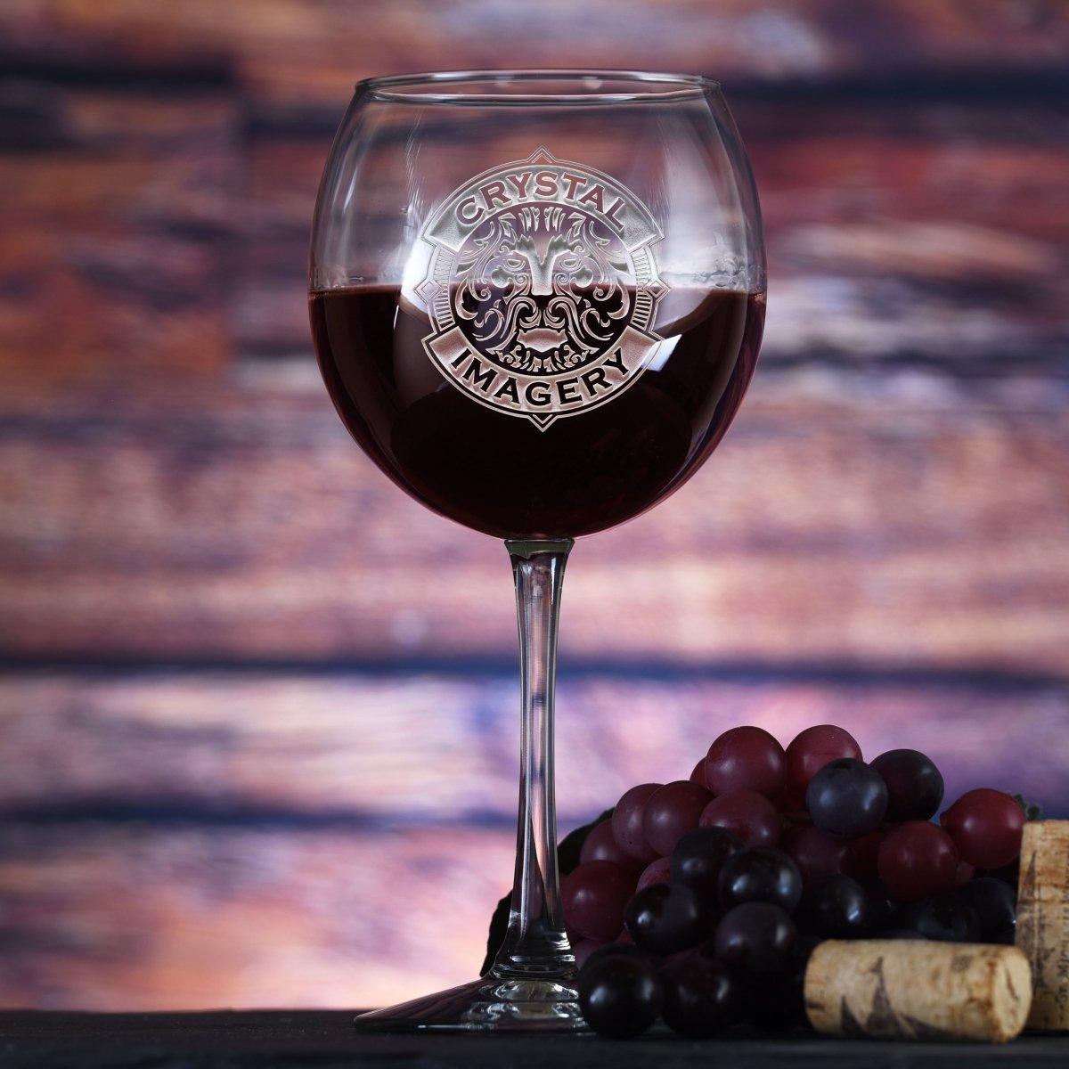 Custom Red Wine Glass Stemware (Single Glass) - Stemware - GroomsDay