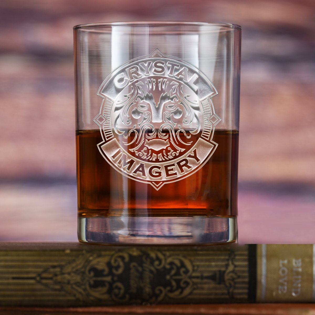Unique Personalized Standard Bourbon Whiskey Glass Customized Barware Gifts for Men by Groovy Guy