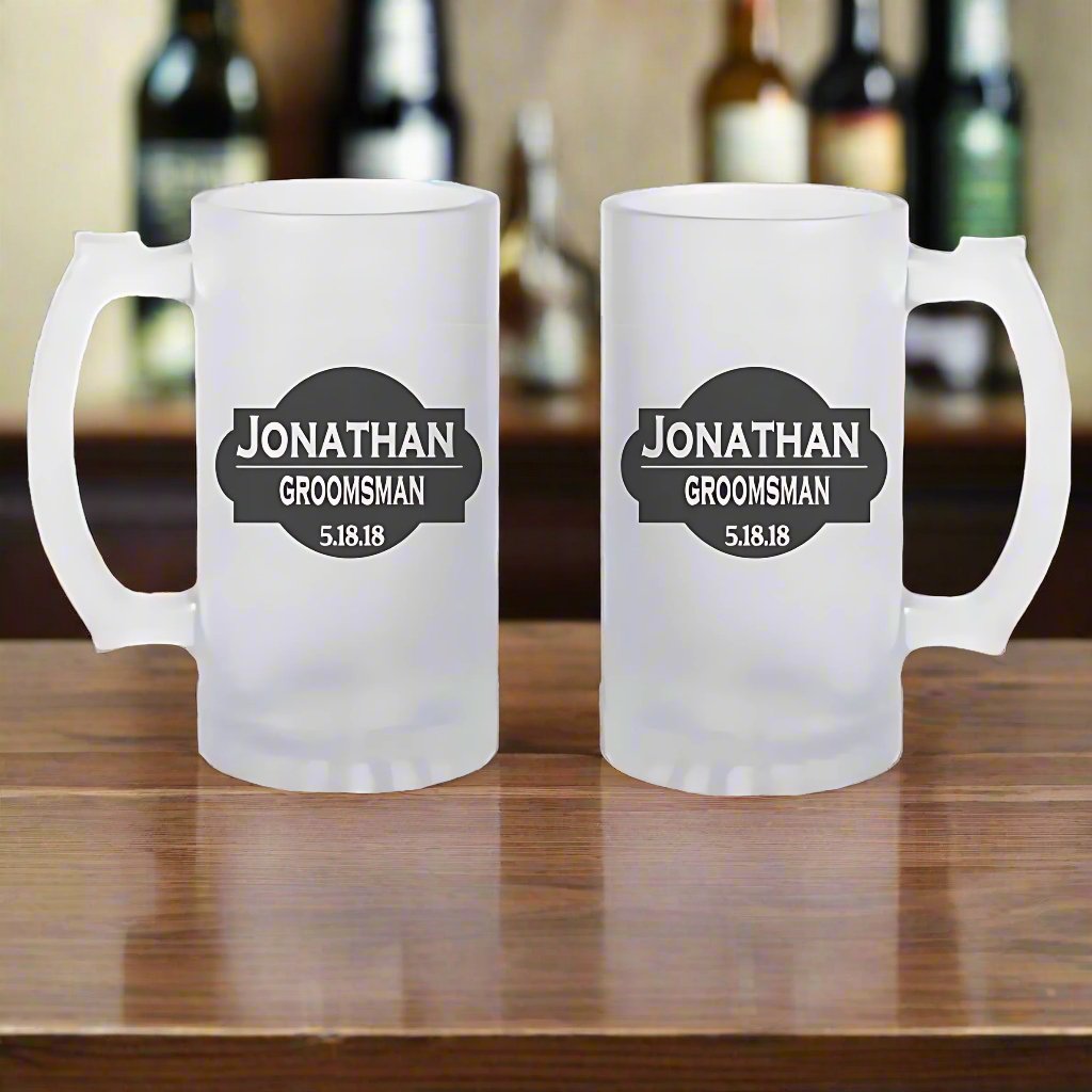 Custom German Beer Stein - Drinkware - GroomsDay