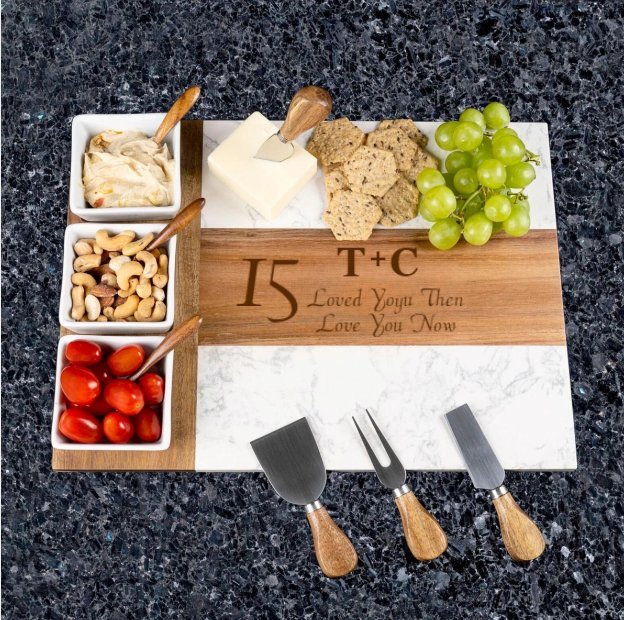 Anniversary Charcuterie Board - Anniversary - GroomsDay