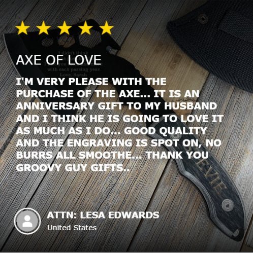 Axe Of Love - Anniversary - GroomsDay