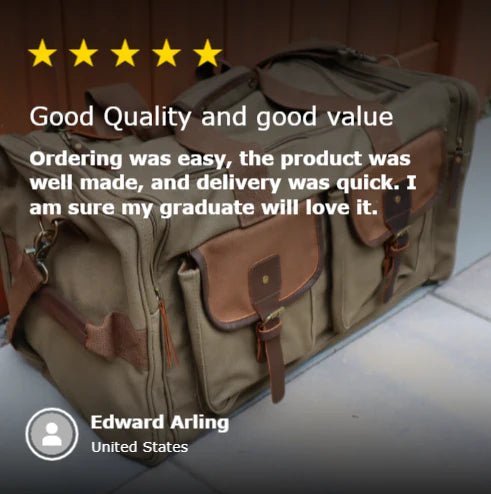 Personalized Canvas Carry - On Bag - Duffel Bags - GroomsDay