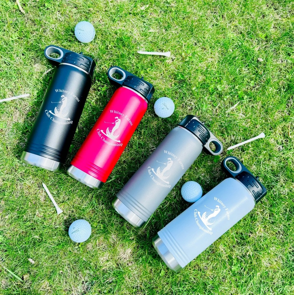Golf Tournament Water Bottle - Golf Water Bottles - GroomsDay