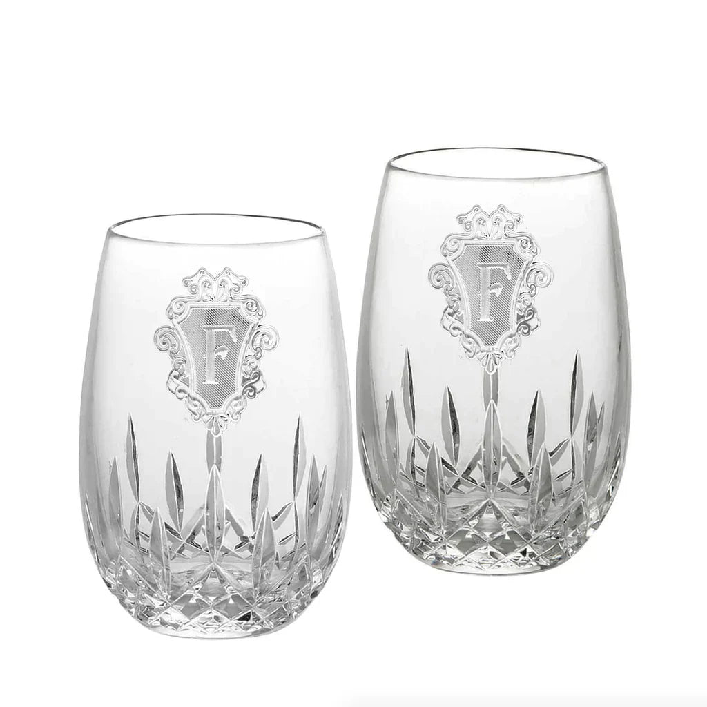 Waterford Lismore Nouveau Stemless Glass Set - Glassware - GroomsDay