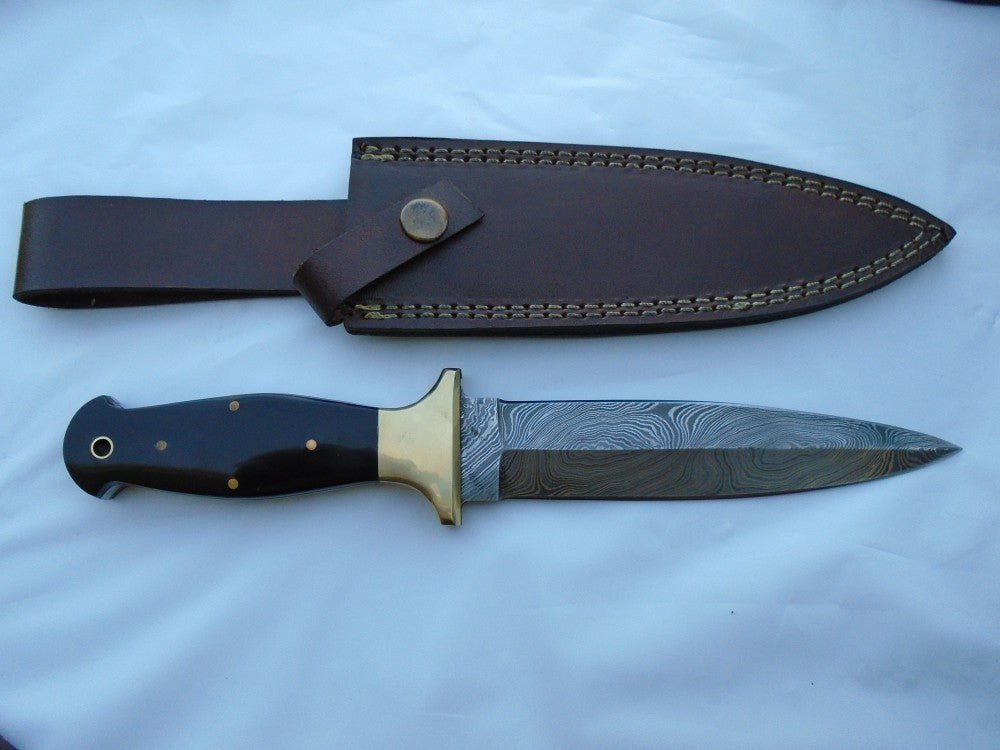 Dagger Knife - Damascus Knife - GroomsDay