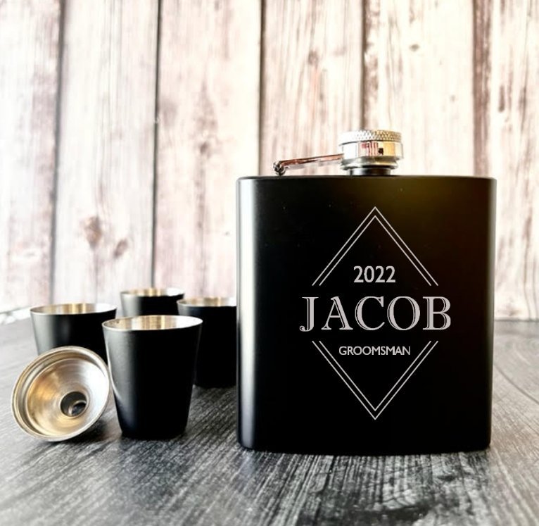 Sharp Shooters - Flasks - GroomsDay