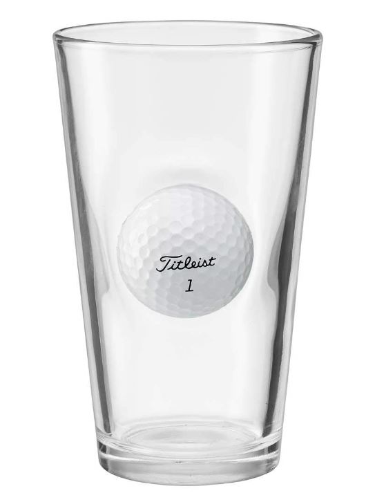 Golf Ball Pint Glass - Golf - GroomsDay