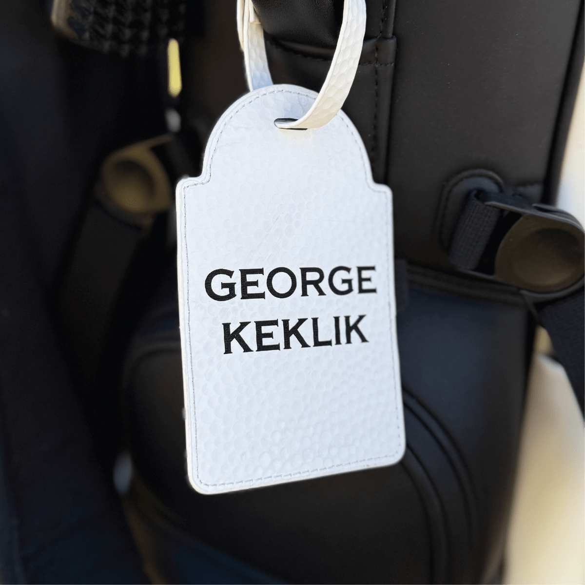 Tee'd Up Bag Tag - GroomsDay