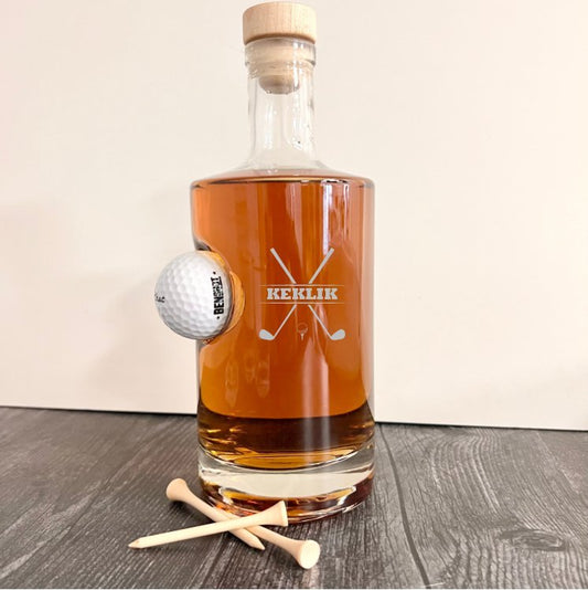 Golf Ball Custom Decanter - Golf - GroomsDay