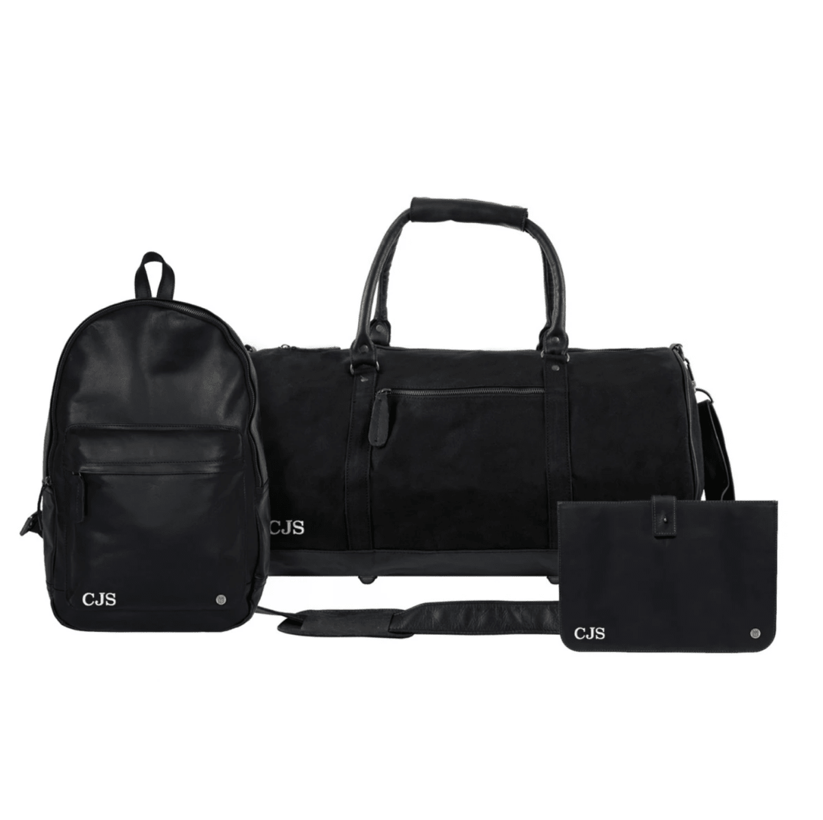 Ultimate Leather Duffel Set - Duffel Bags - GroomsDay