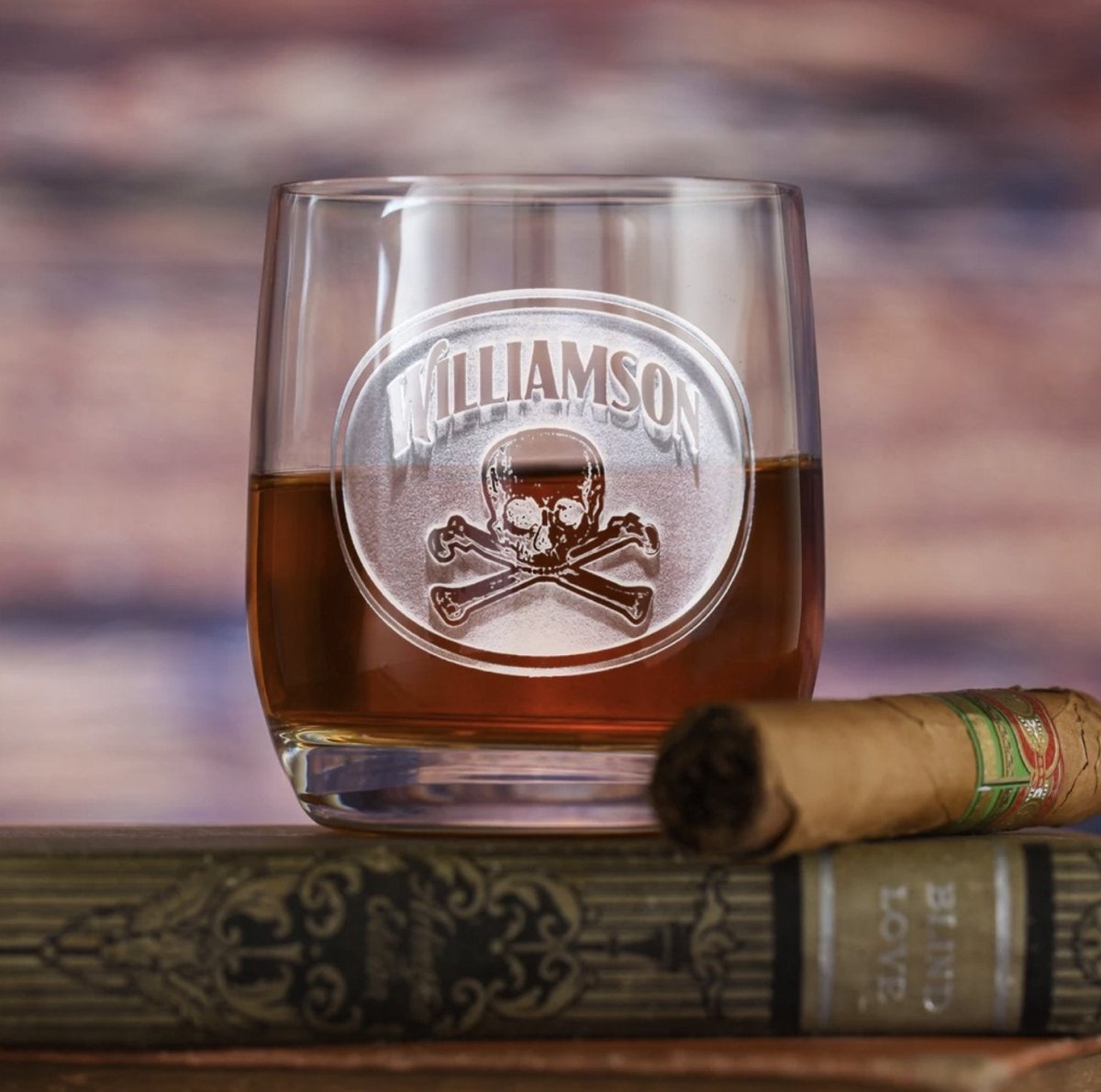 Skull And Bones Whiskey Glass - Drinkware - GroomsDay
