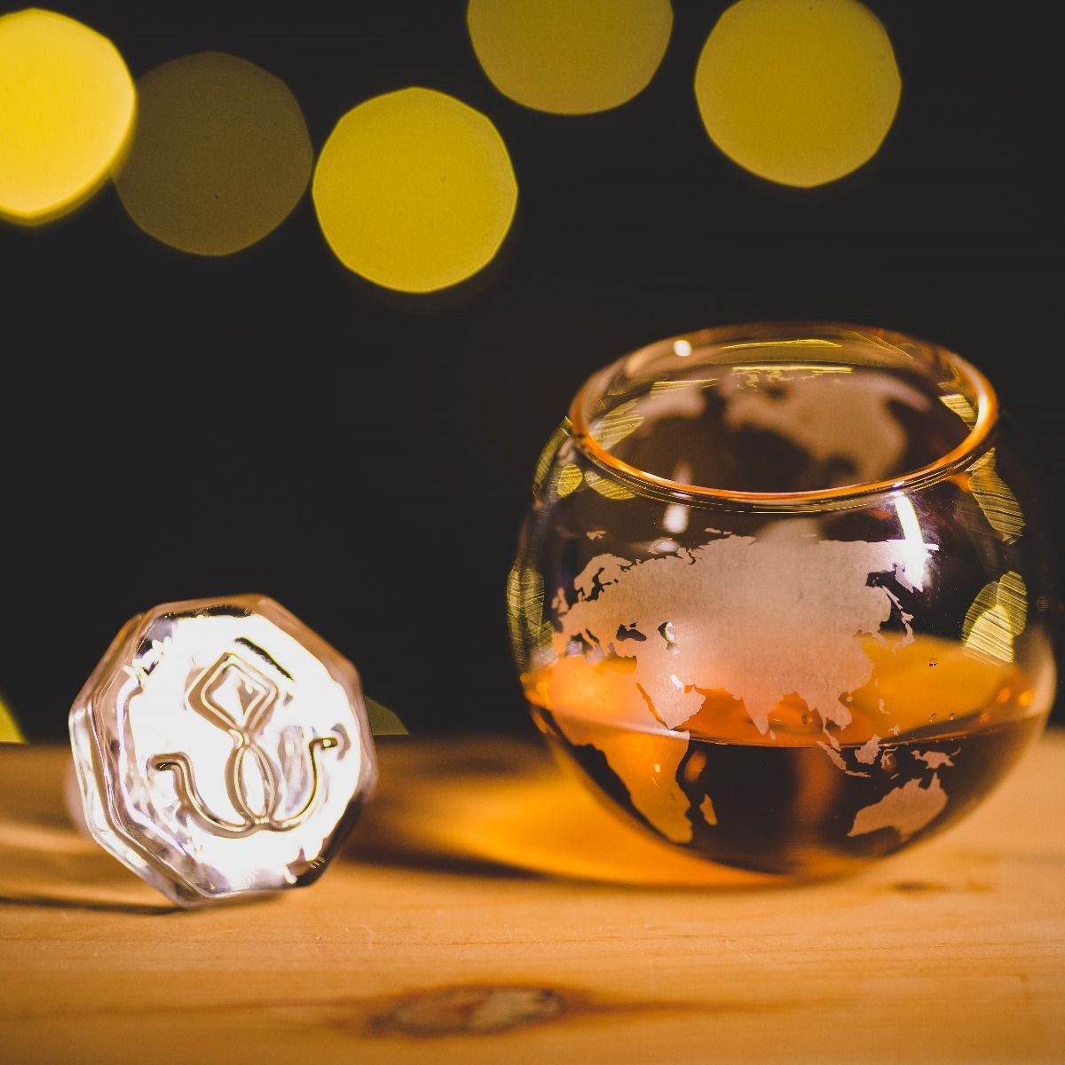 World Keeps Spinning - Whiskey Glass - GroomsDay