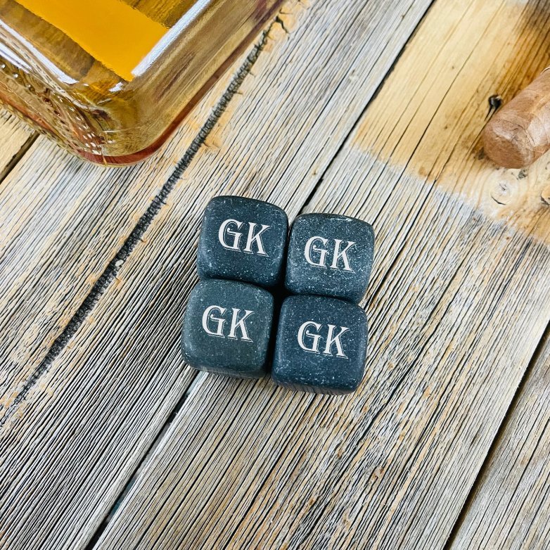 Engraved Whiskey Stones - Whiskey - GroomsDay