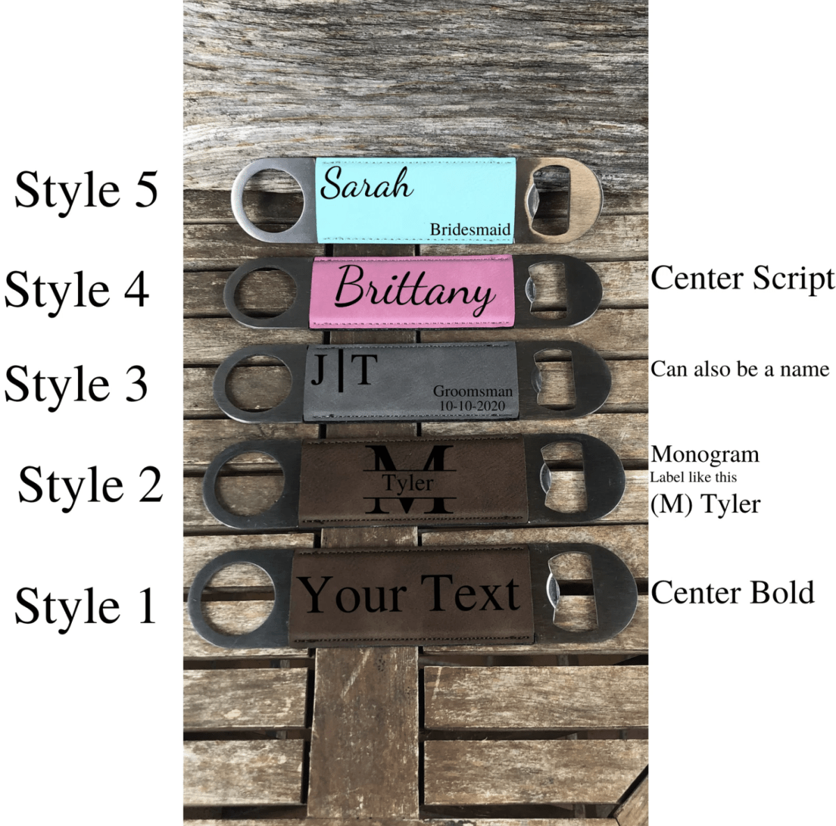 Leather Bottle Opener - Bottle Openers - GroomsDay