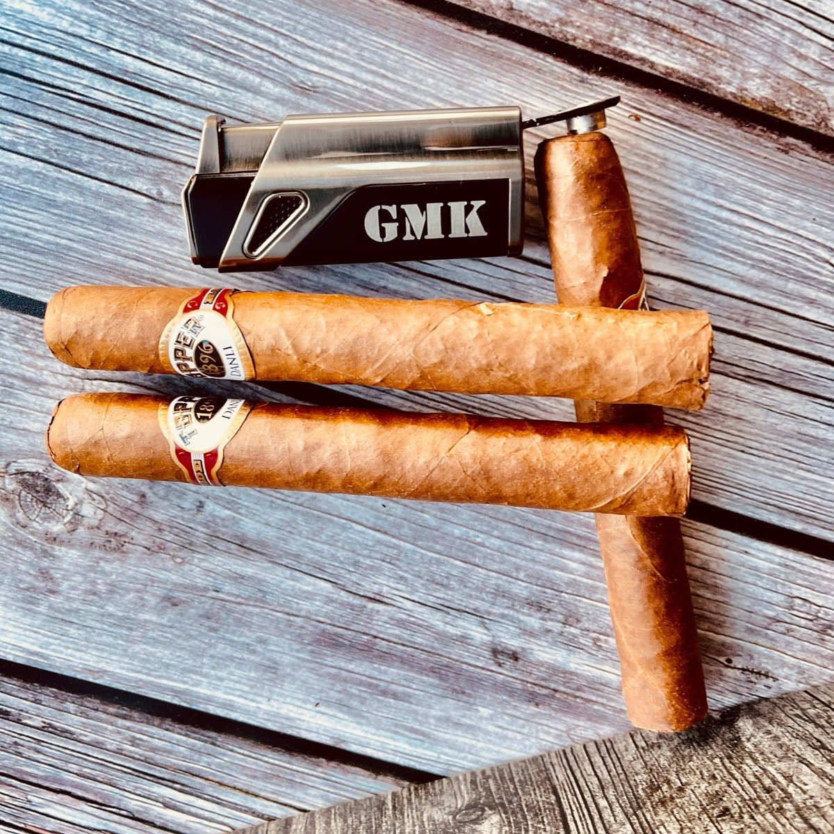 Engraved Cigar Custom Torch Lighter - Lighters & Matches - GroomsDay