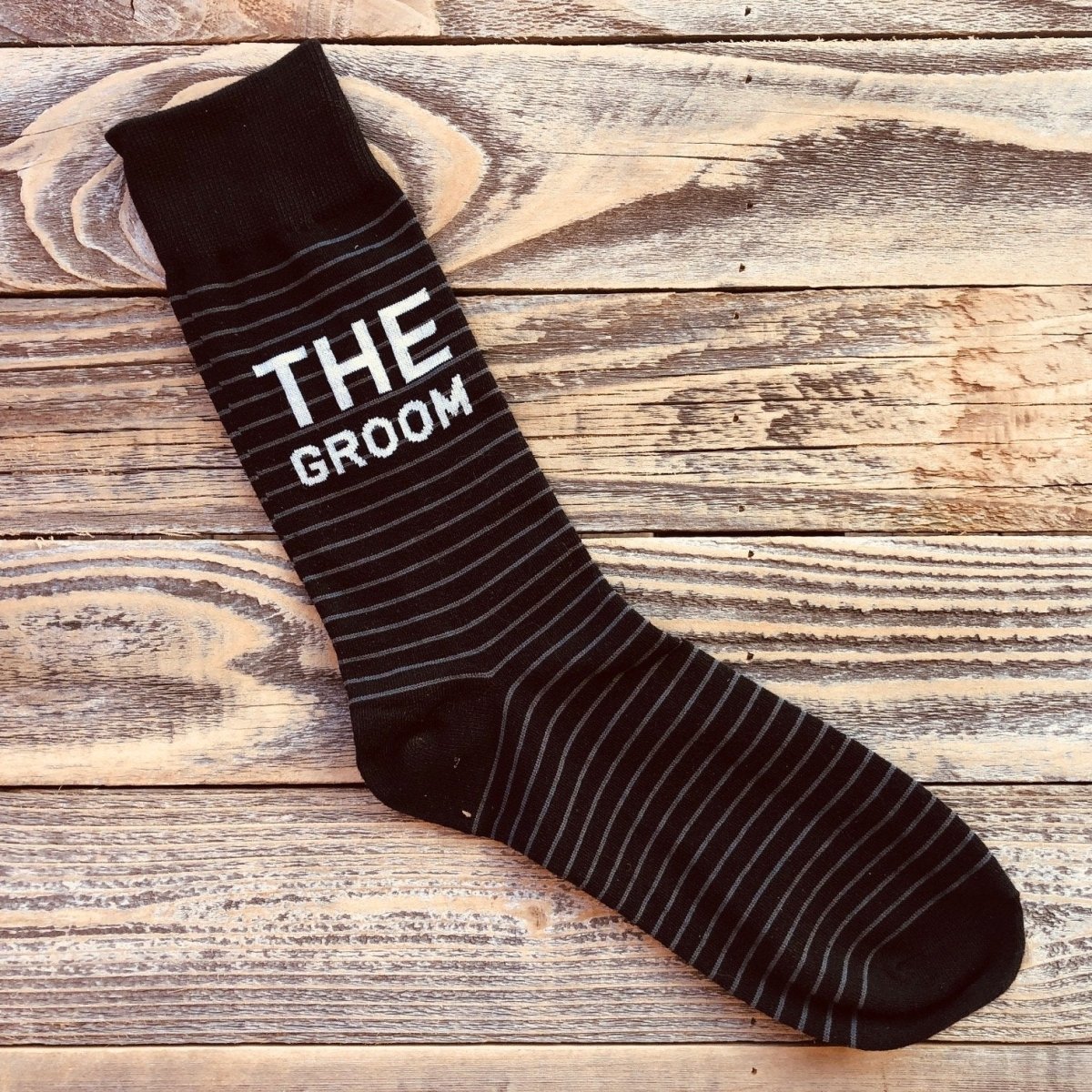 Grooms Crew Socks - Groovy Laser - GroomsDay