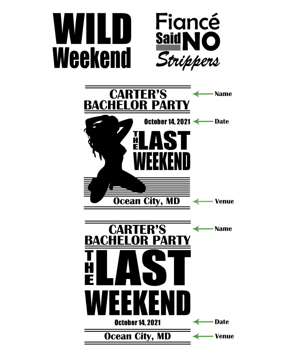 Last Free Weekend Flask - Flask - GroomsDay