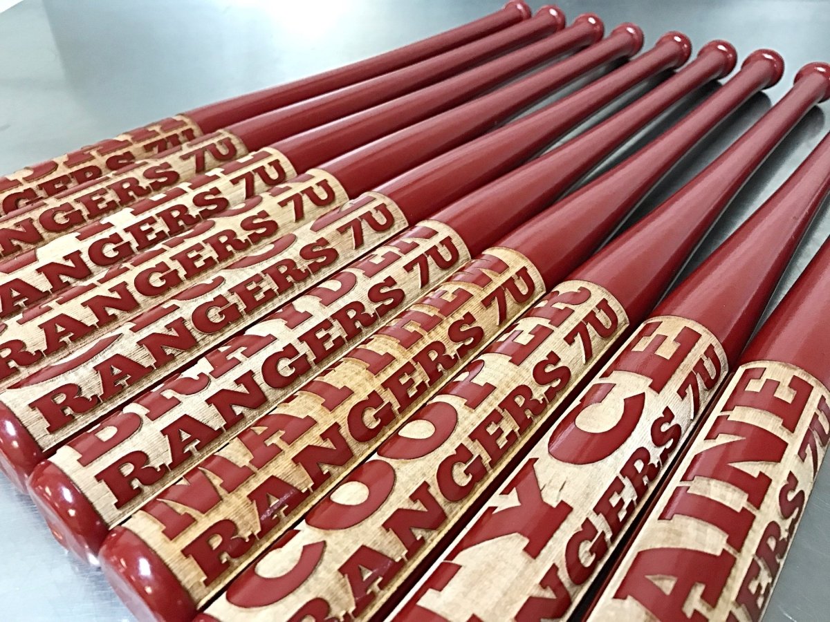 Personalized Mini Bats - Baseball Gear - GroomsDay