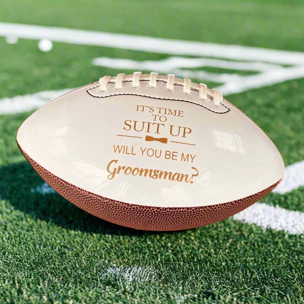 Custom Groomsmen Football Proposal Gift