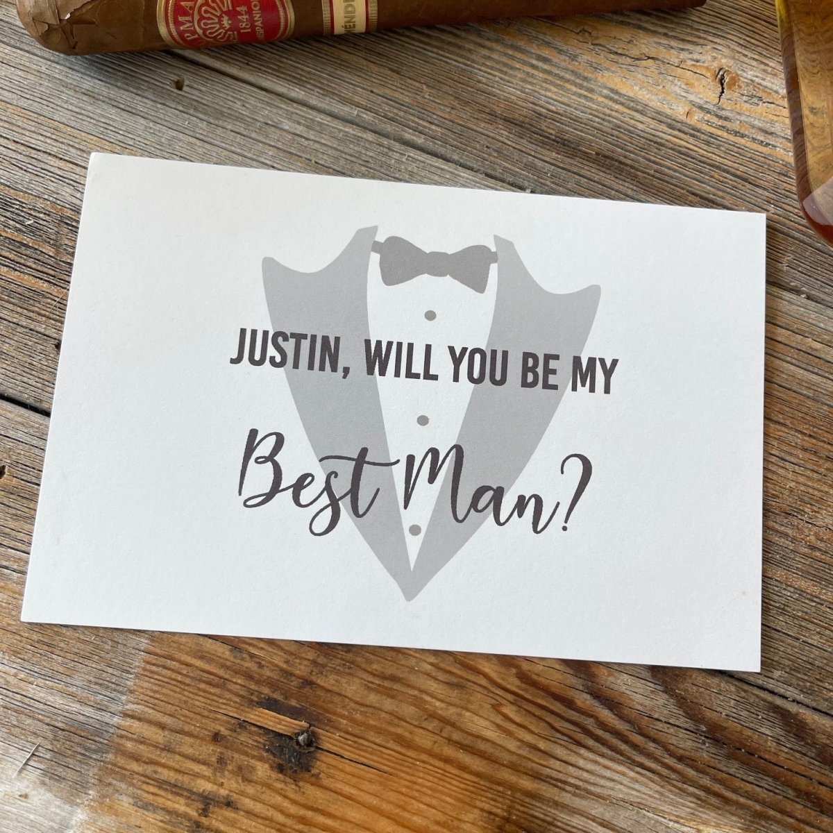 Will You Be My - Groomsman Proposal Card - GroomsDay