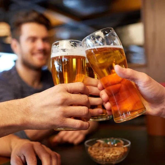 Men having a toast in Michigan