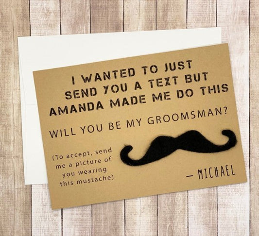 Groomsmen Proposal Cards
