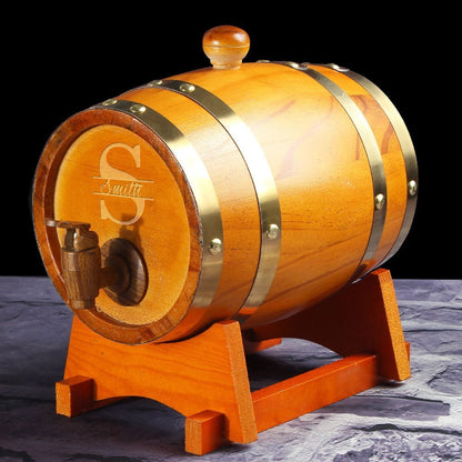 Personalized Spirits Barrel - Whiskey - GroomsDay