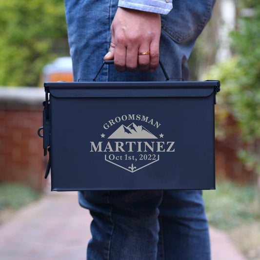 Custom Ammo Can - Groomsmen - GroomsDay