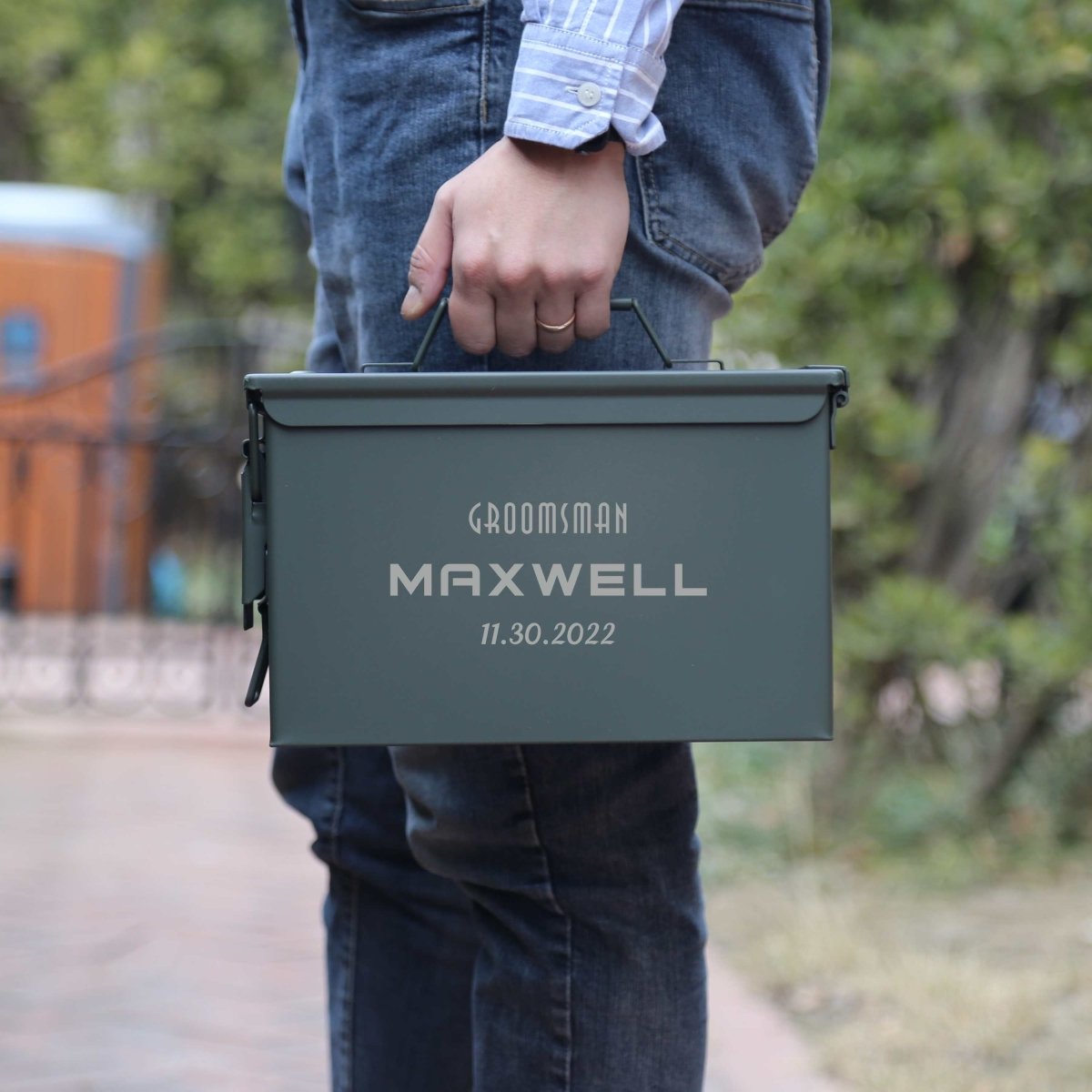 Custom Ammo Can - Groomsmen - GroomsDay