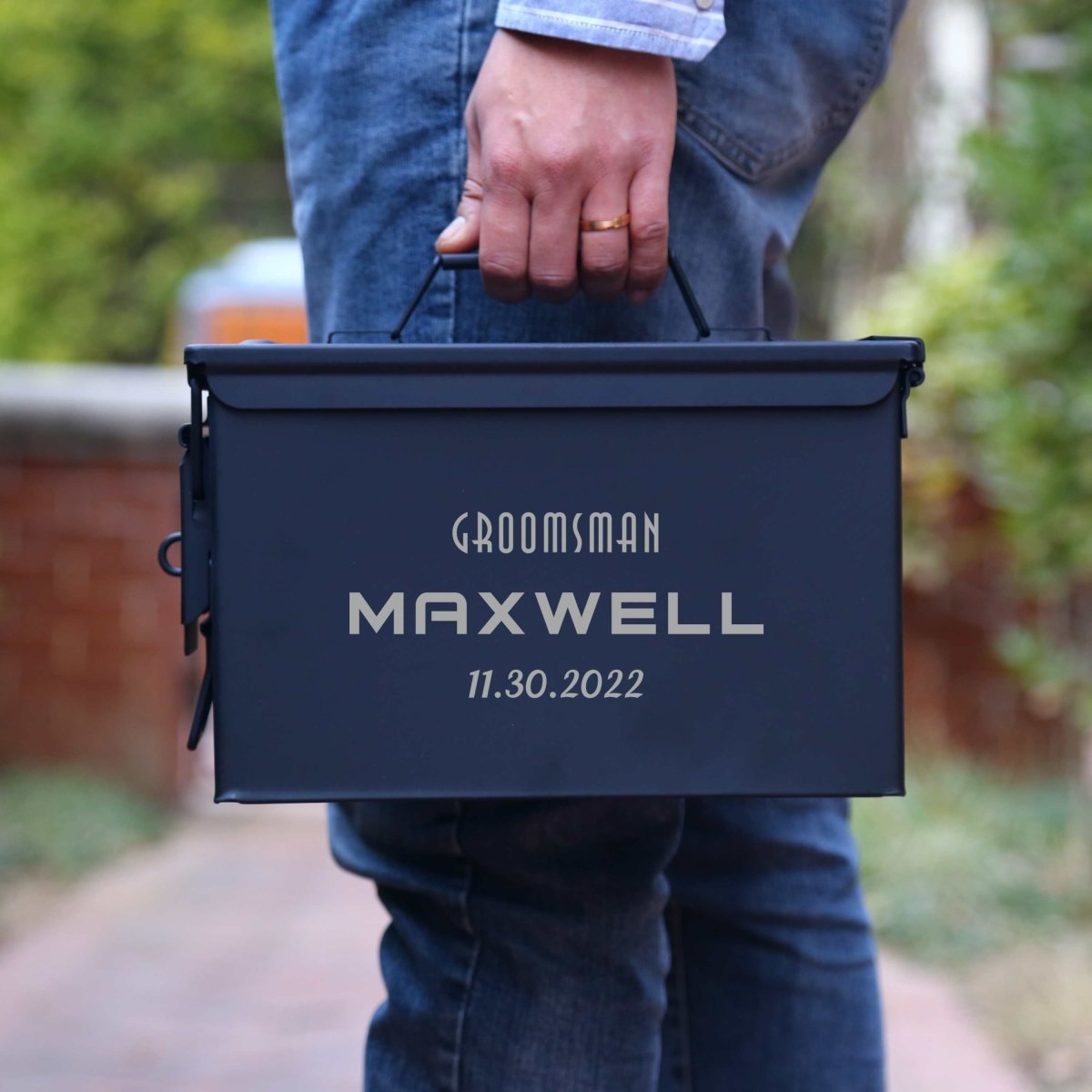 Custom Ammo Can - Groomsmen - GroomsDay
