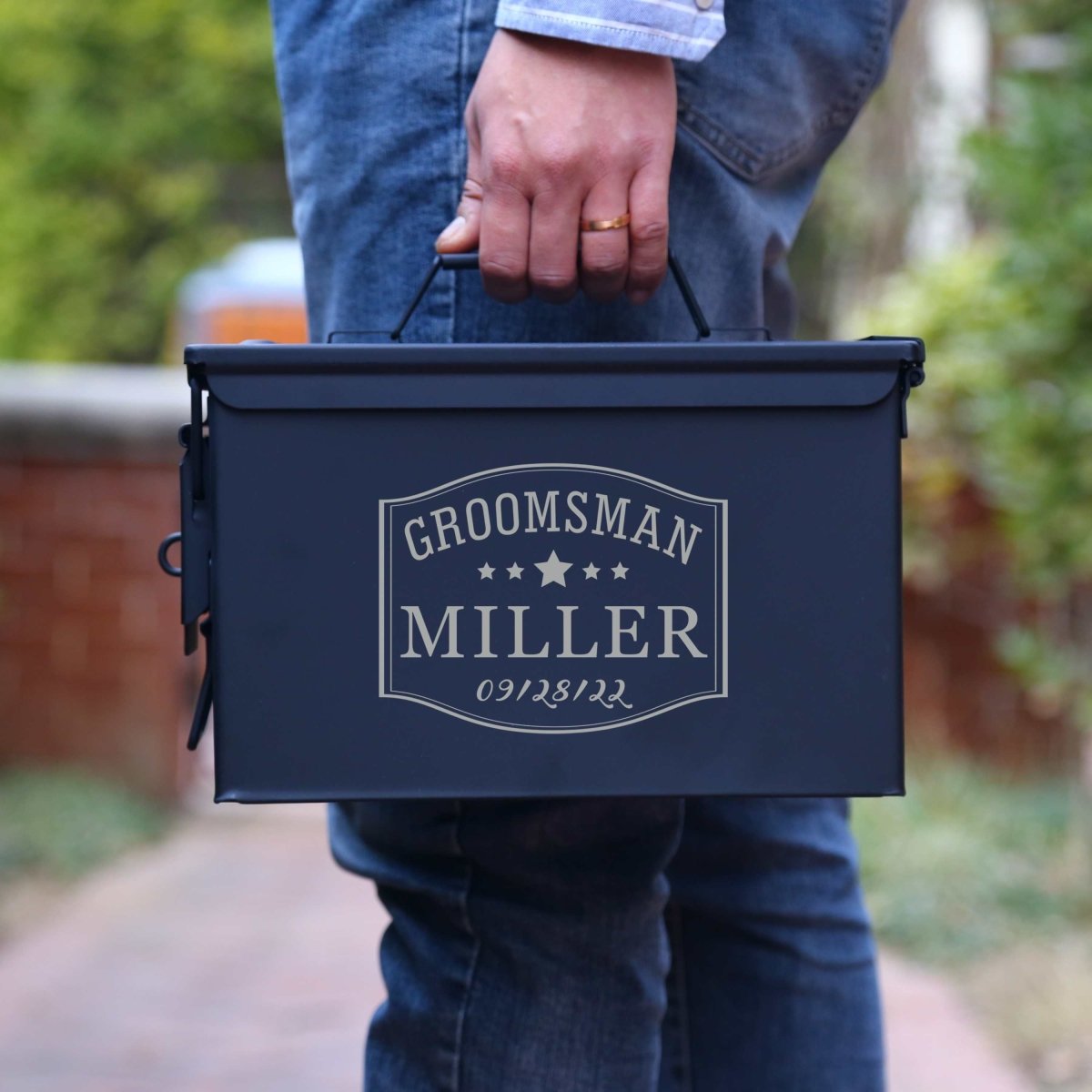 Custom Ammo Can - Groomsmen - GroomsDay