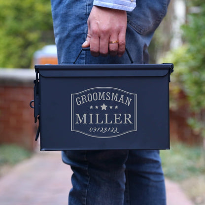 Custom Ammo Can - Groomsmen - GroomsDay