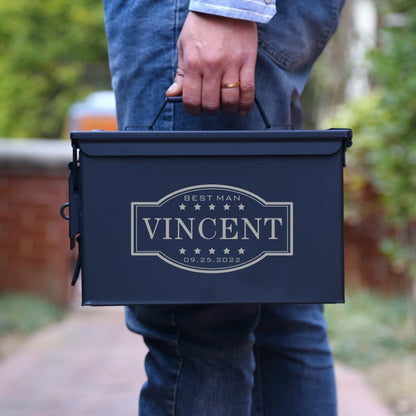 Custom Ammo Can - Groomsmen - GroomsDay