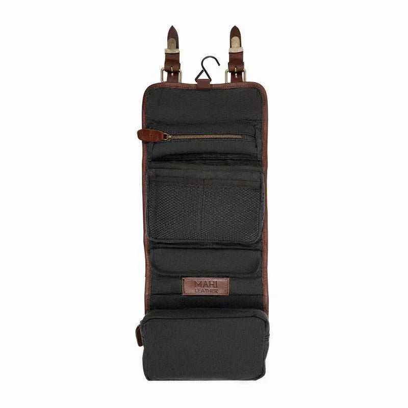 The Harvard Hanging Wash Bag - Dopp Kit - GroomsDay