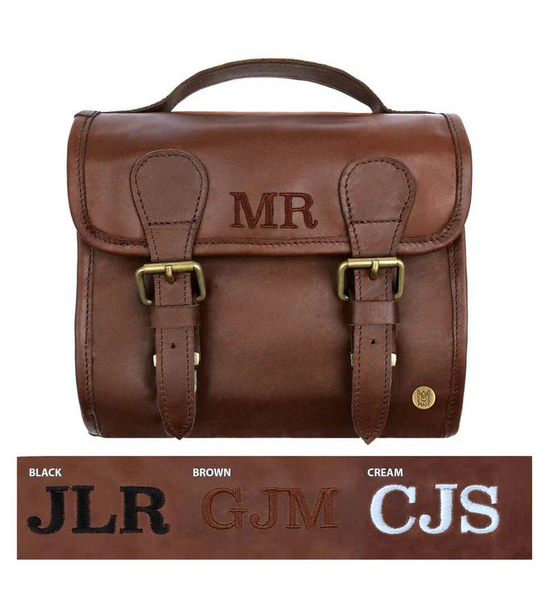 The Harvard Hanging Wash Bag - Dopp Kit - GroomsDay