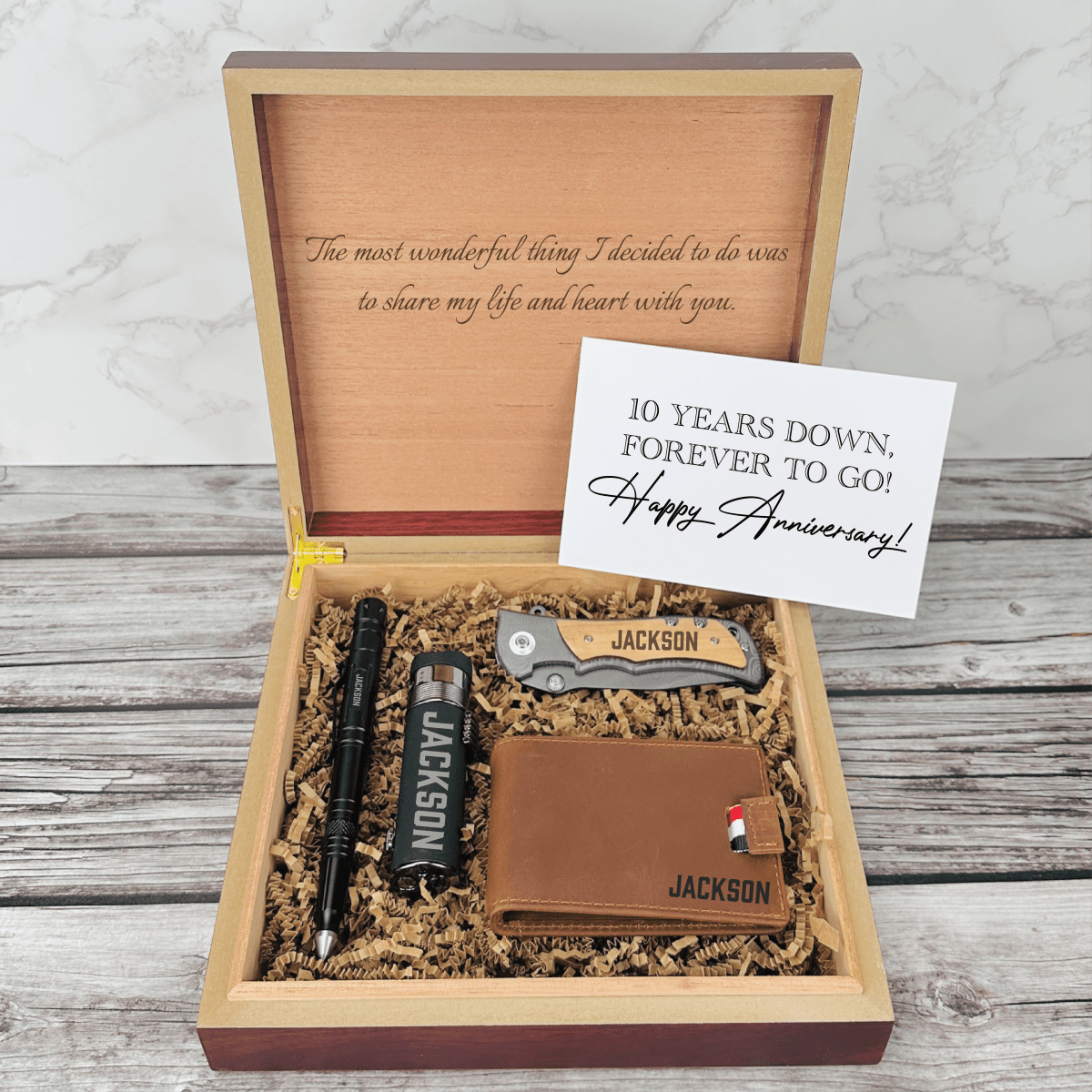 Eternal Harmony 10 Year Anniversary Gift Set - Anniversary - GroomsDay