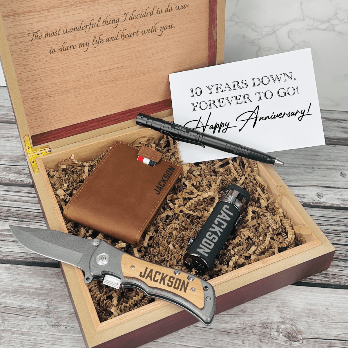 Eternal Harmony 10 Year Anniversary Gift Set - Anniversary - GroomsDay