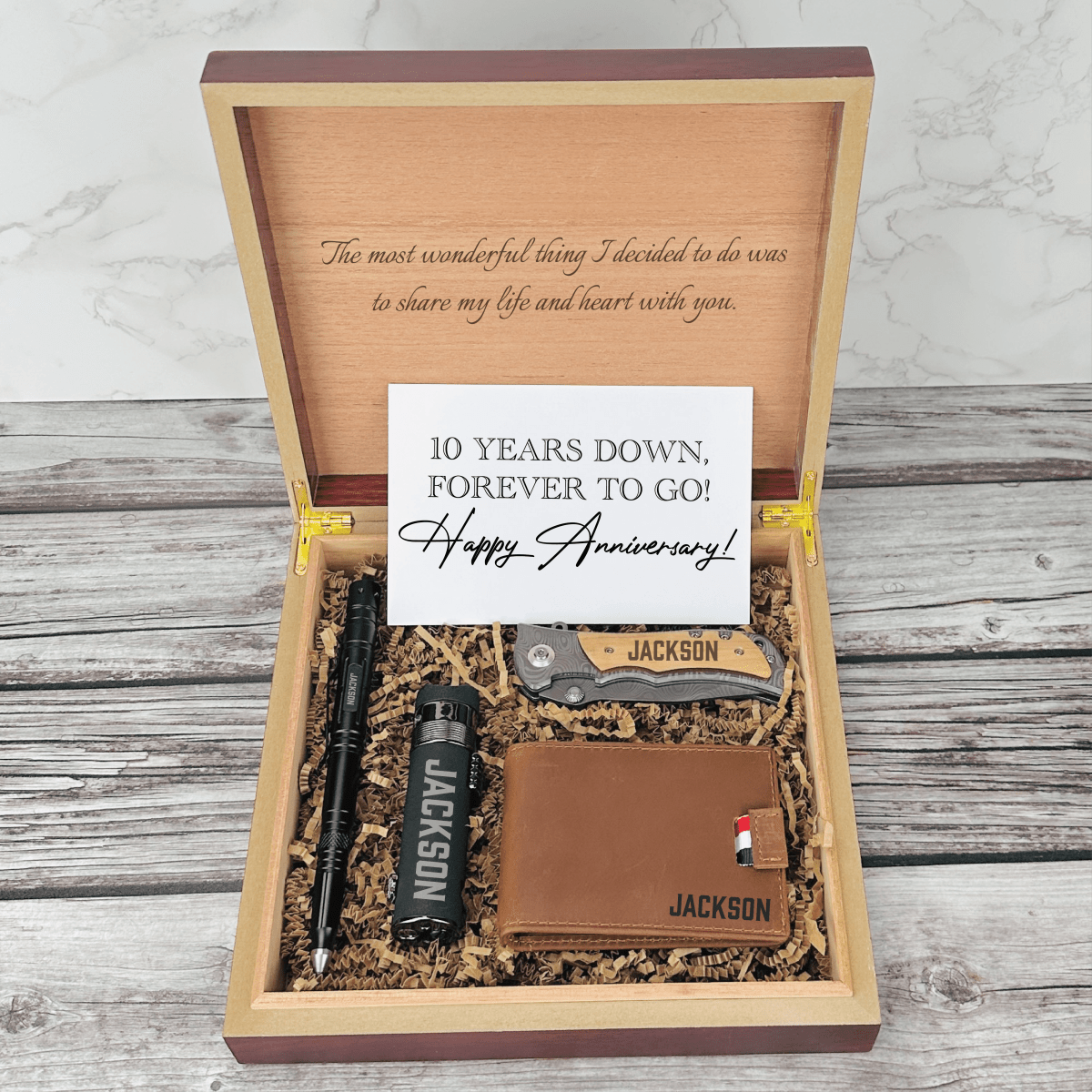 Eternal Harmony 10 Year Anniversary Gift Set - Anniversary - GroomsDay