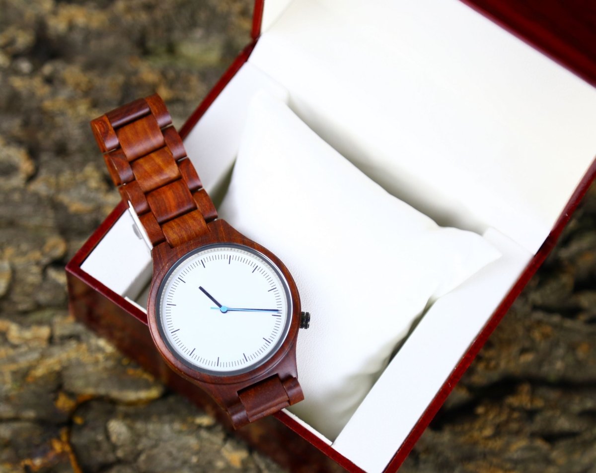 Personalized Rose Wood Watch - Watches - GroomsDay