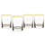 Gold Rimmed Whiskey Glass Set