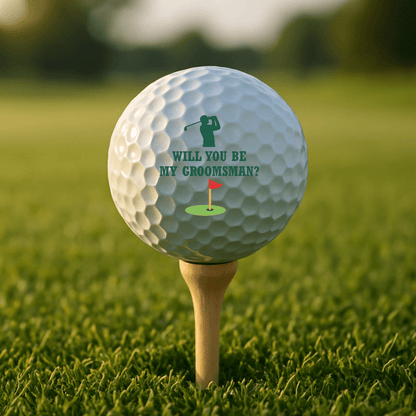 Groomsman Proposal Golf Balls - Golf - GroomsDay