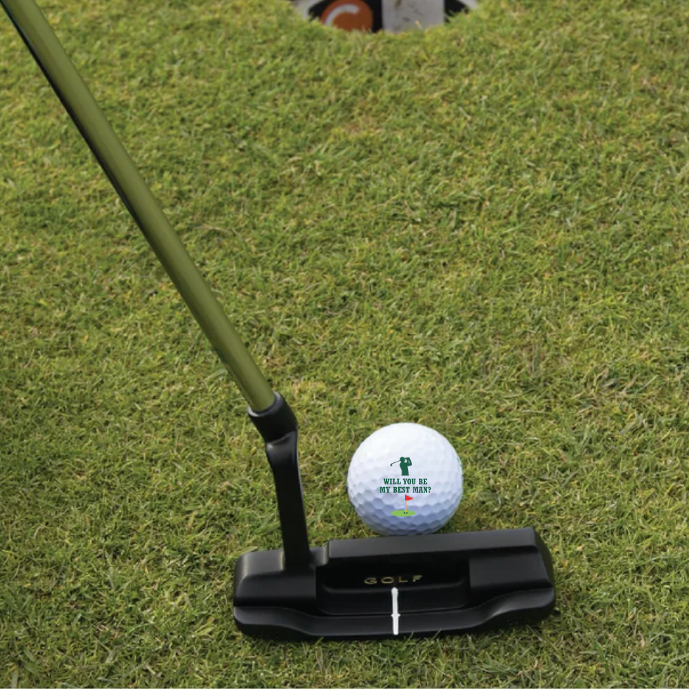Groomsman Proposal Golf Balls